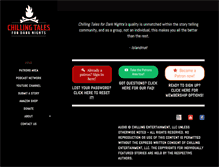 Tablet Screenshot of chillingtalesfordarknights.com